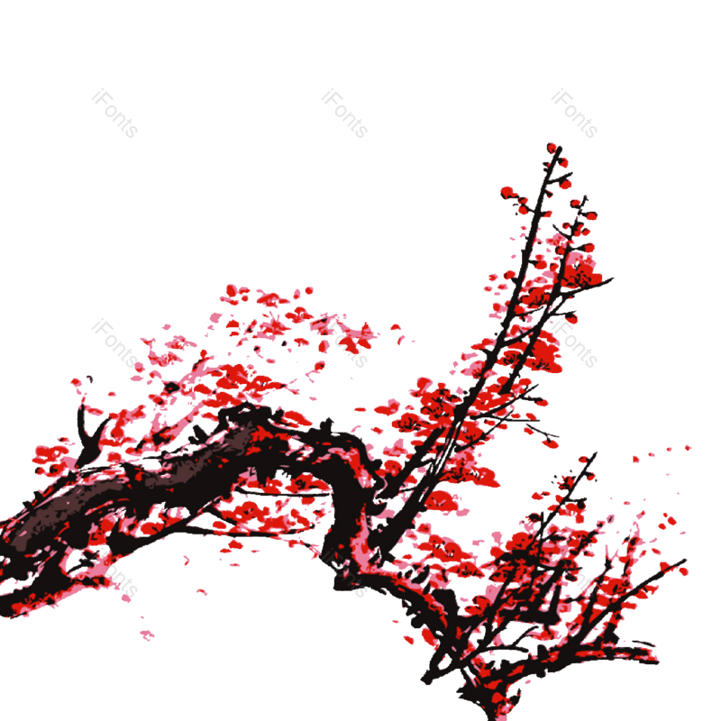 水墨图片,中国风元素,春节PNG,过年免抠素材